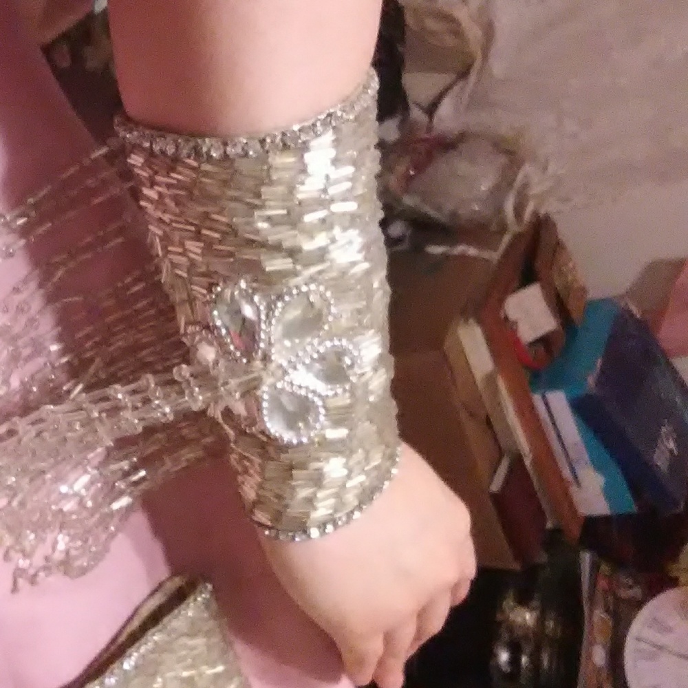 Dancers wrist bands with fringes